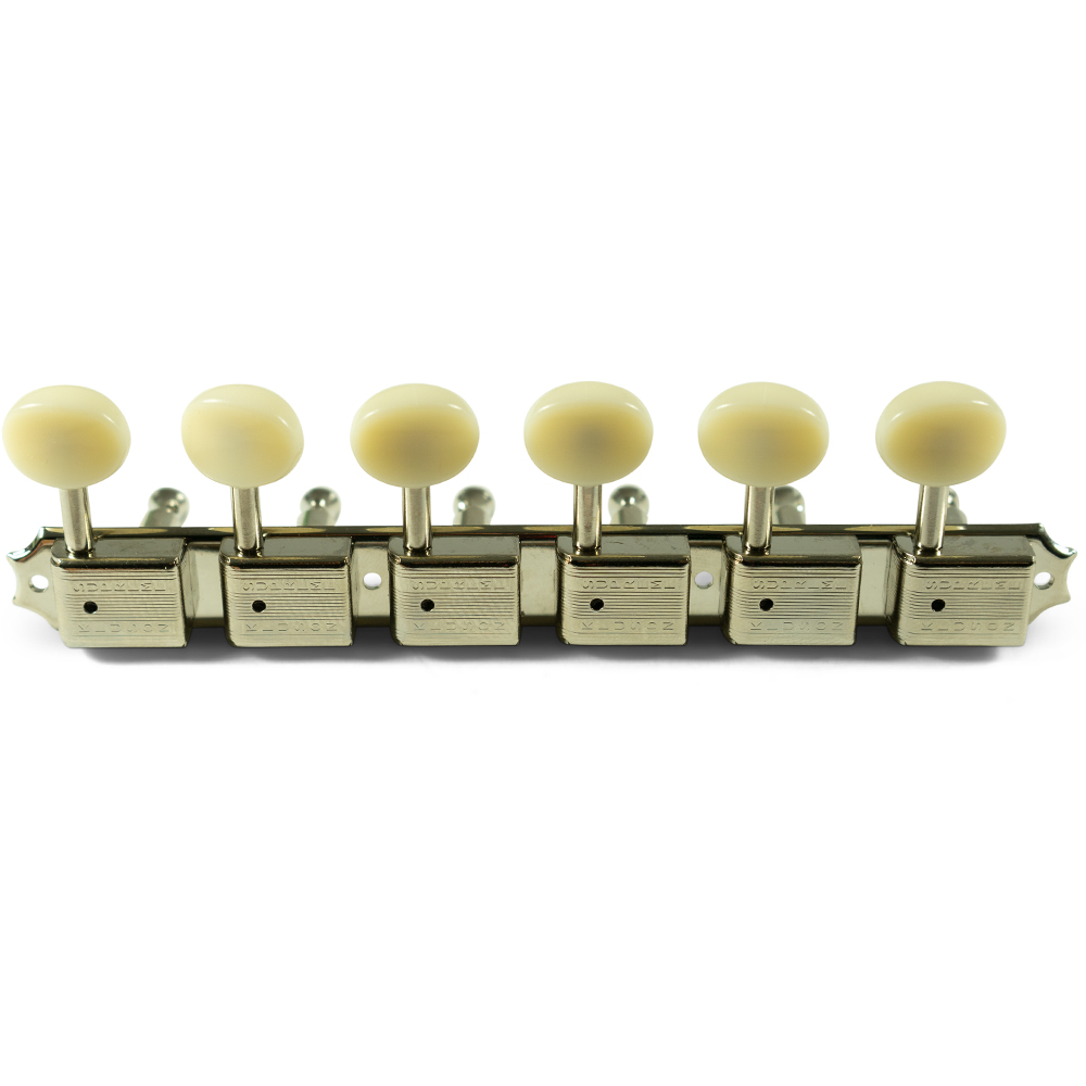 Kluson® Gold w Black button 3 On A Plate Supreme Tuners fits Gibson,Kay KTS-3P-G 