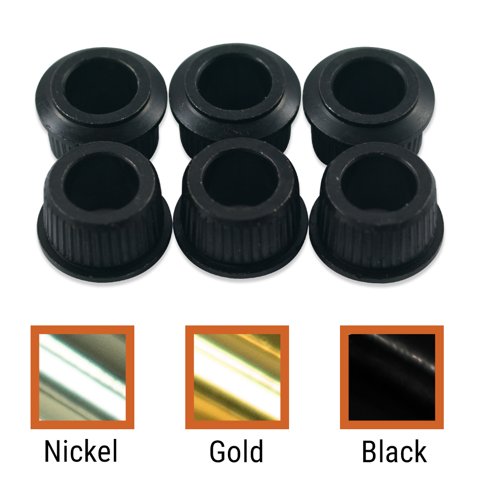 Kluson Adapter Bushing Set For Deluxe Or Supreme Series Tuning Machines & Contemporary Fender Guitars