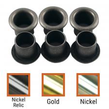 Kluson Replacement Stamped Eyelet Bushing Set For Deluxe Or Supreme Series Tuning Machines & Vintage Gibson Guitars